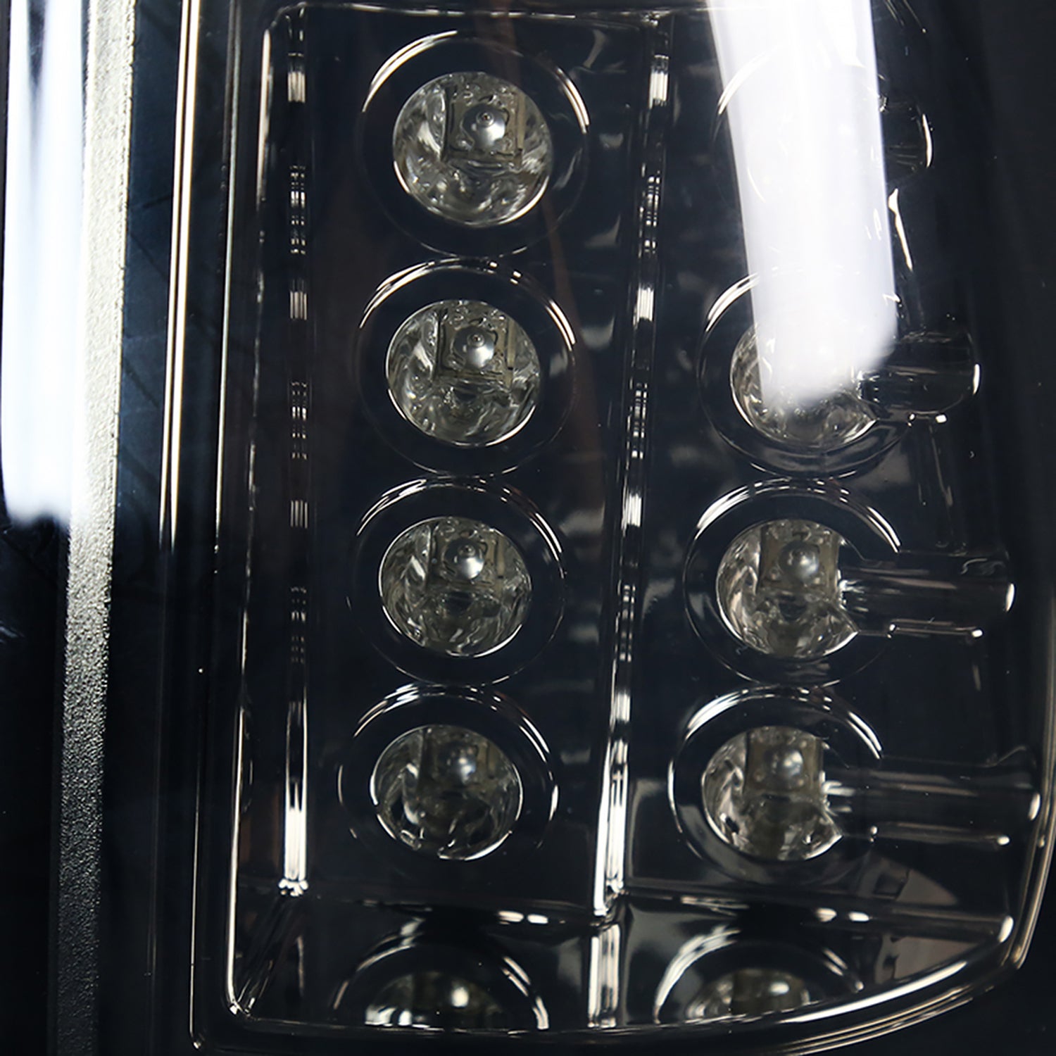 2007-2012 Chevrolet Avalanche LED Tail Lights Chrome Housing/Smoke Lens