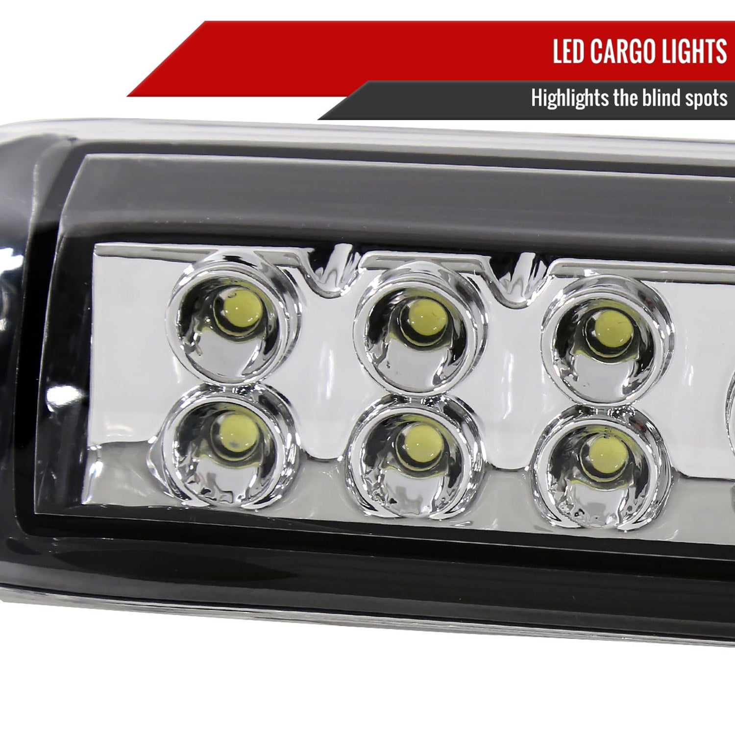 1999-2002 Chevy Silverado/1999-2006 GMC Sierra LED 3rd Brake Light - RS Chrome