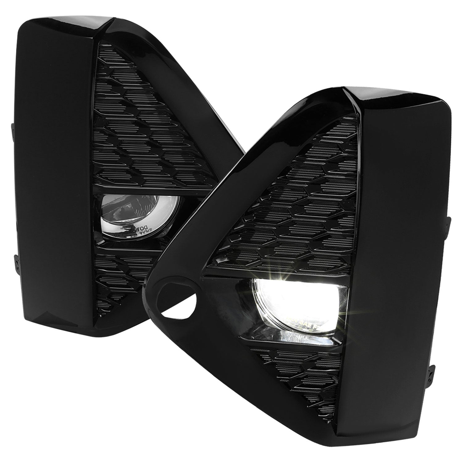 2019-2021 Nissan Murano LED Fog Lights Kit Chrome Housing/Clear Lens