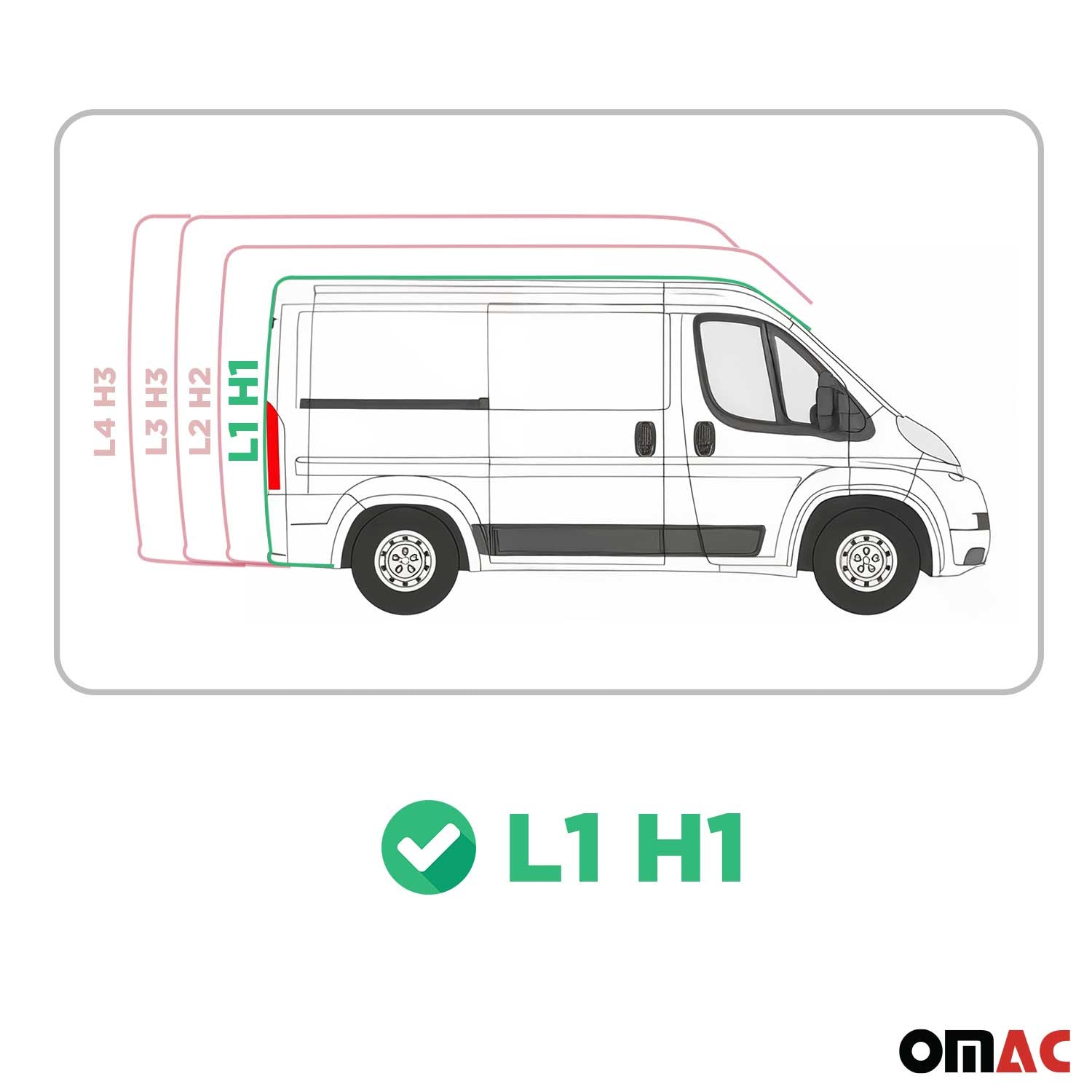 2014-2025 RAM ProMaster 1500 2500 3500 L1-H1 Roof Rack Side Rails Aluminium Silver 4 Pcs