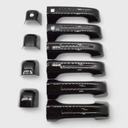 2019-2023 RAM RAM 2500/3500 Door Handle Cover Gloss Black 10Pcs ABS Plastic