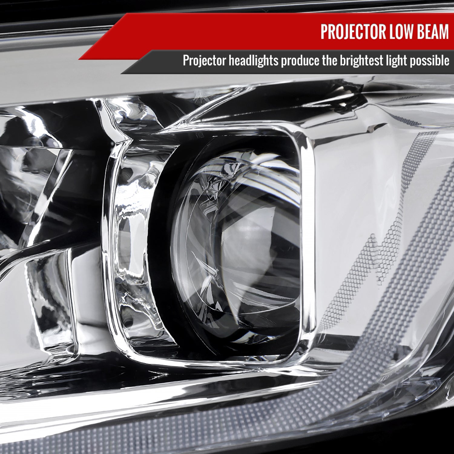 2019-2024 Chevy Malibu Sequential LED Turn Signal Projector Headlights Chrome