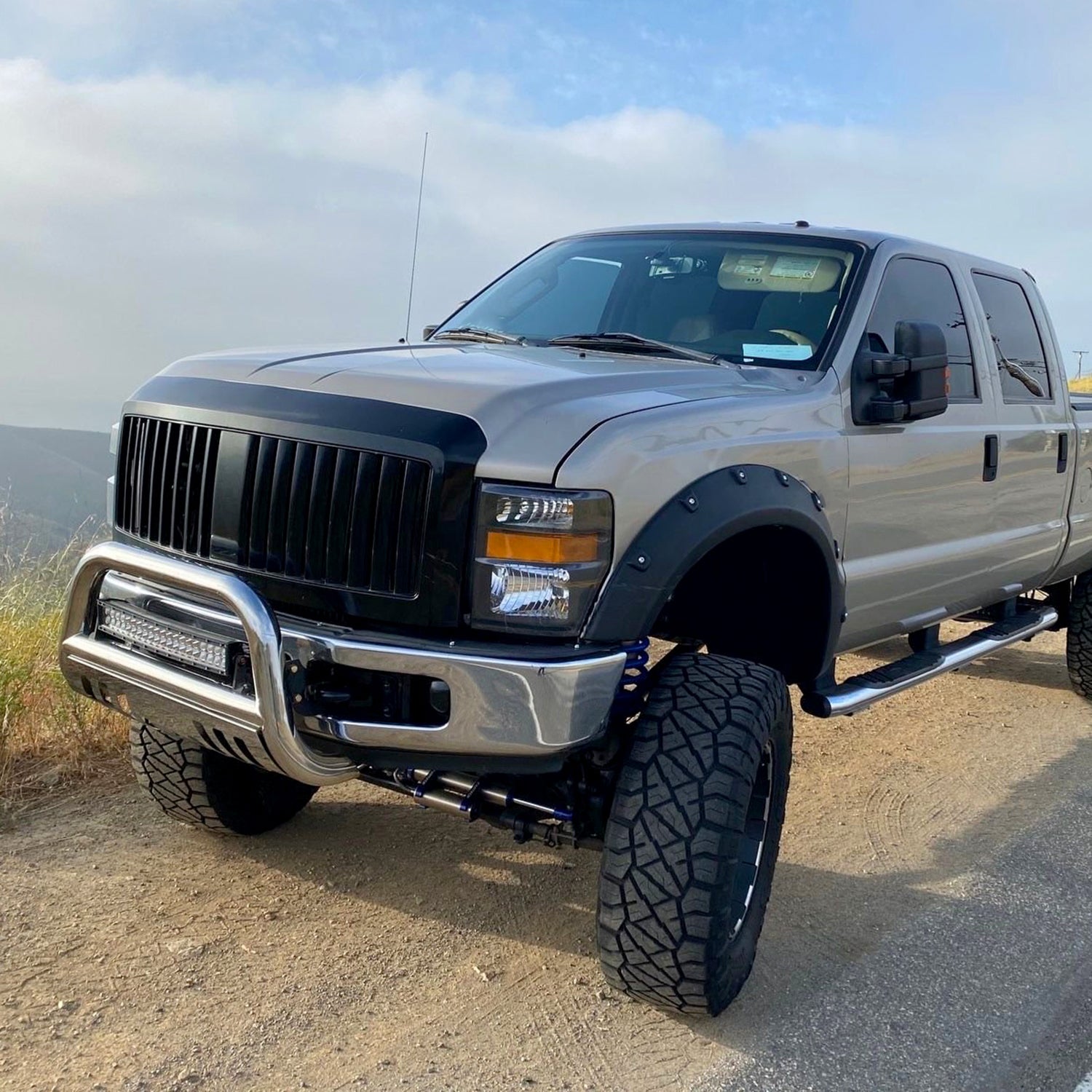 2008-2010 Ford F-250/F-350/F450 Super Duty Factory Headlights Amber Reflectors