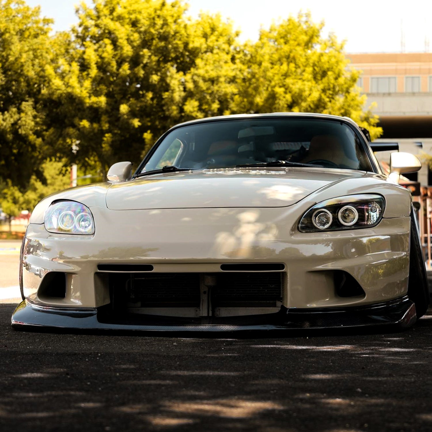 2004-2009 Honda S2000 AP2 Dual Halo Projector Headlights Matte Black/Clear