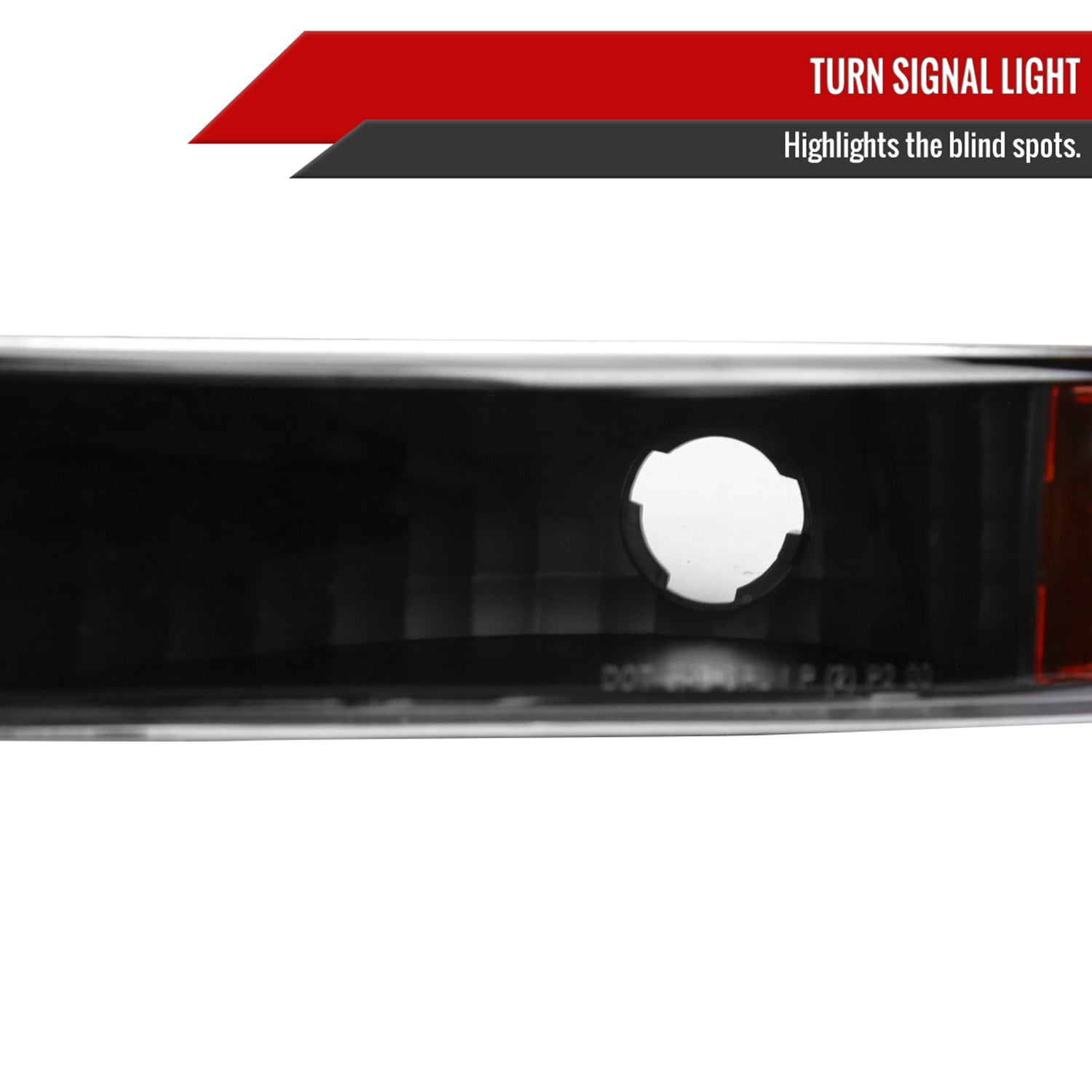 1999-2006 GMC Sierra/ 2000-2006 Yukon/XL Factory Bumper Lights Matt Black