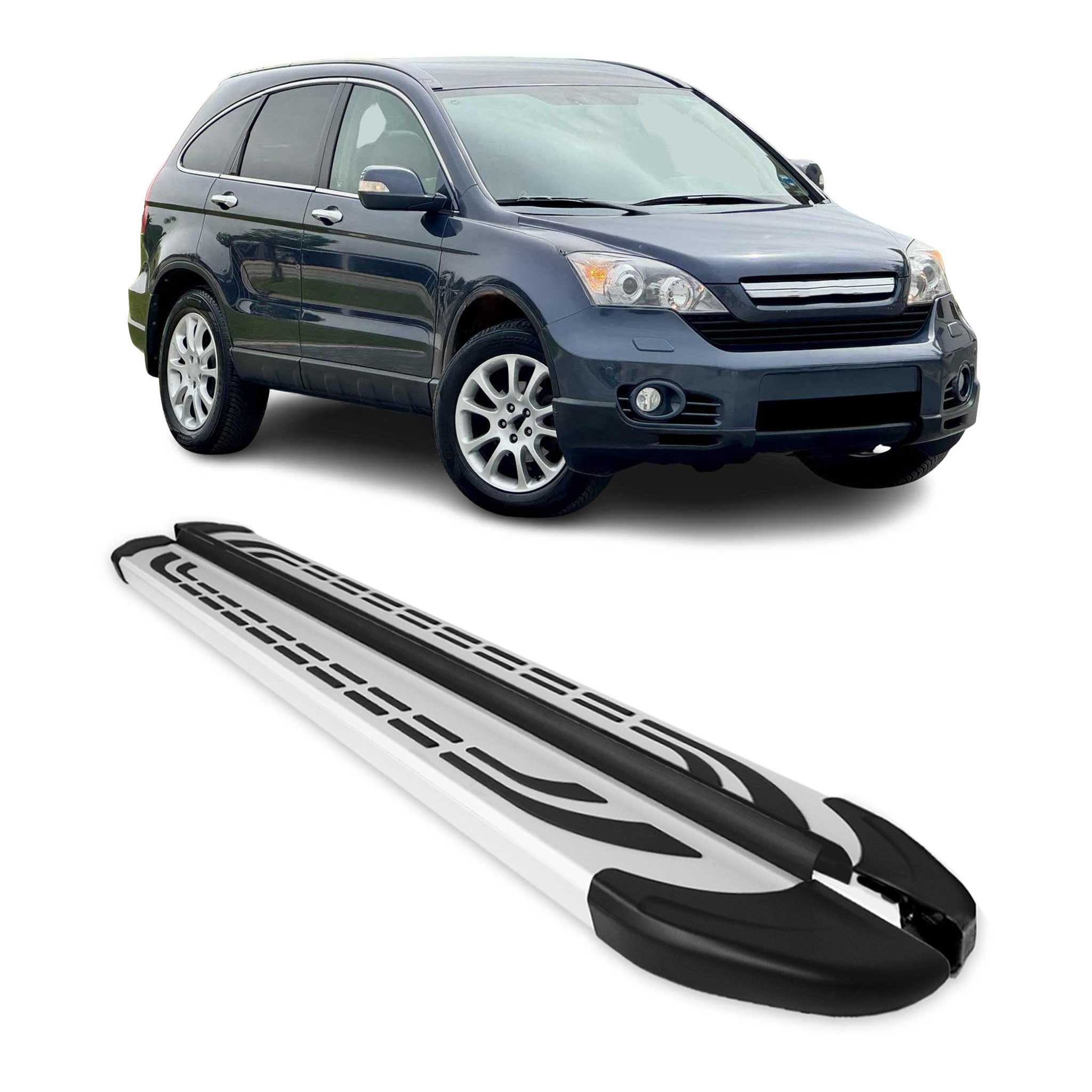 2007-2011 Honda CR-V Running Boards Side Steps Silver