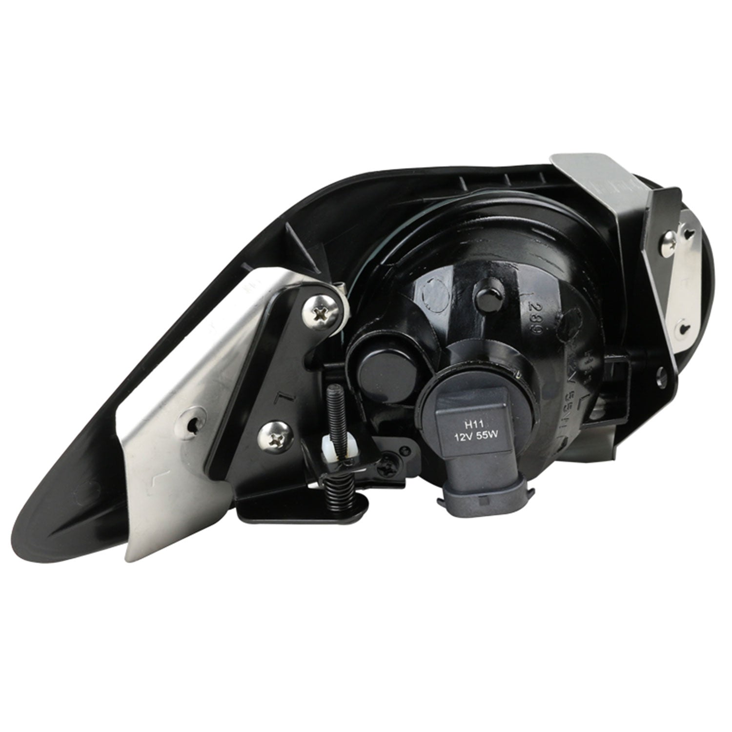 2008-2010 Honda Accord Sedan H11 Fog Lights Kit Chrome Housing/Clear Lens