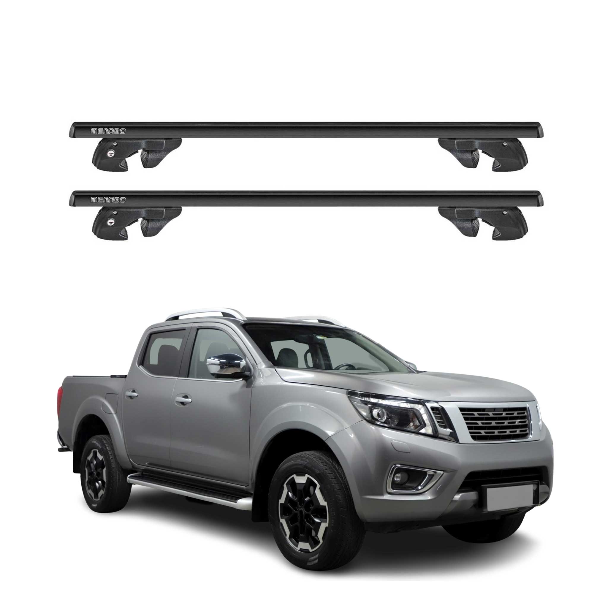 2022-2025 Nissan Frontier Roof Rack Cross Bars Black