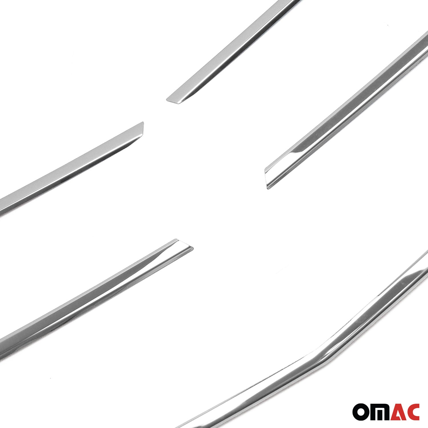 Front Bumper Grill Trim Molding for Mercedes Metris 2016-2020 S.Steel Chrome 5x