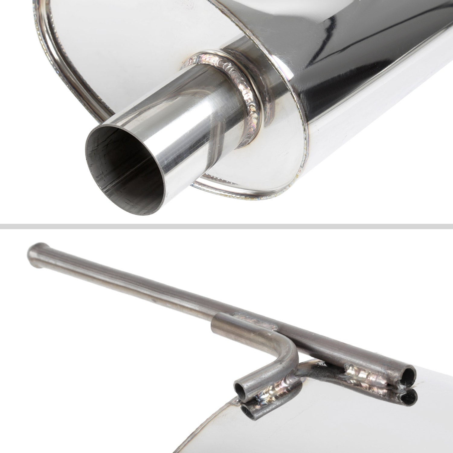 2009-2014 Hyundai Genesis Coupe 2.0T T-304 Steel Catback Exhaust Burnt Tip