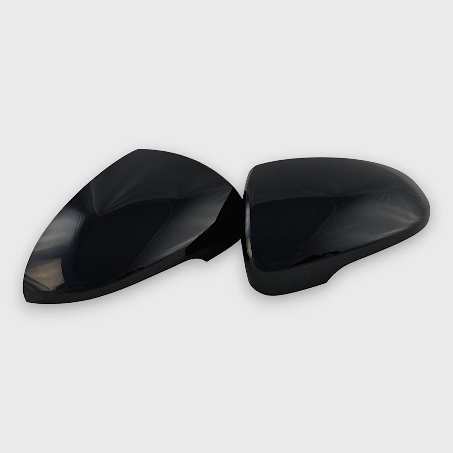 2016-2021 Hyundai Tucson Mirror Cover Caps Gloss Black 2Pcs ABS Plastic