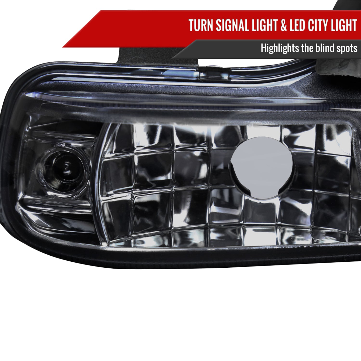 2000-2002 Dodge Plymouth Neon Dual Halo Projector Headlights Black/Smoke