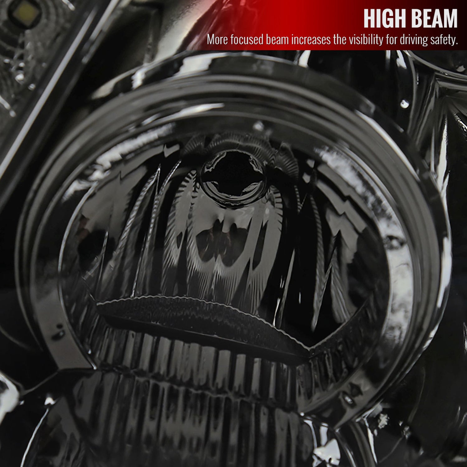 1997-2001 Honda Prelude Projector Headlights SMD LED Light Strip Chrome/Smoke