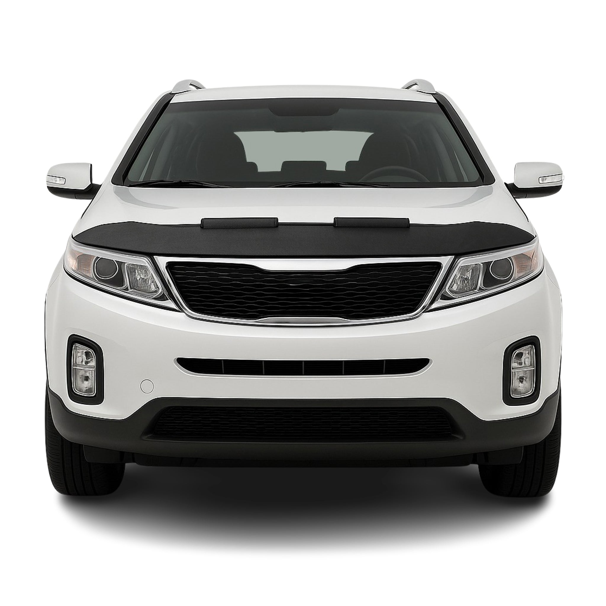 2011-2014 Kia Sportage Car Bonnet Mask Hood Bra Carbon Black 1 Pc