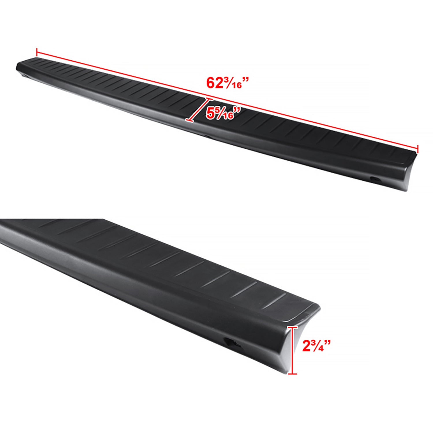 2006-2008 Dodge RAM 1500 / 2006-2009 RAM 2500 3500 Black OE Tailgate Cap Cover