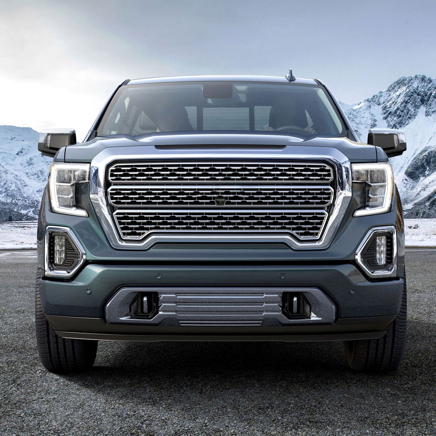 2019-2021 GMC Sierra 1500 Denali/SLT/AT4 Switchback LED Fog Lights Kit Chrome