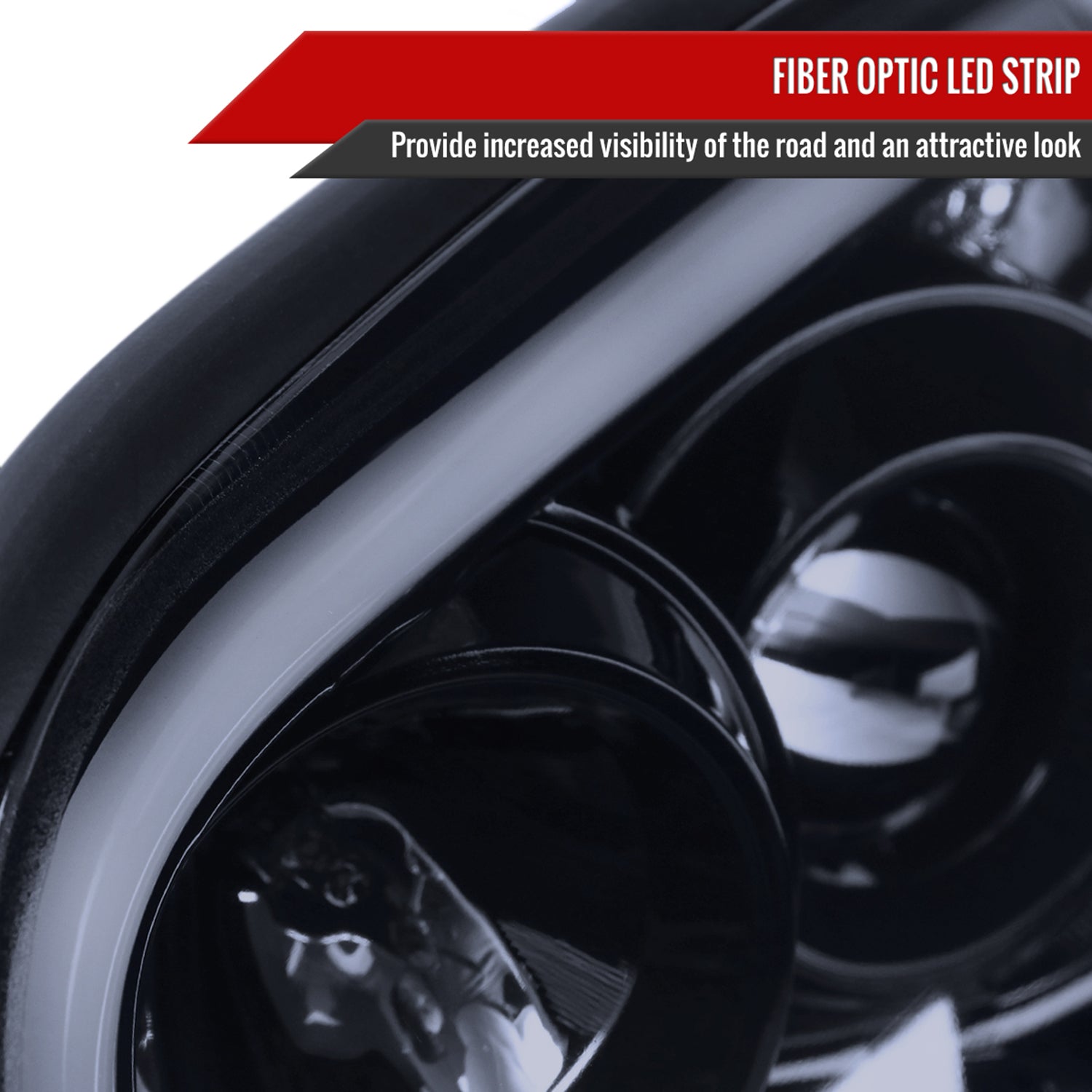 2004-2005 Subaru Impreza WRX/STI Outback Projector Headlights LED Light Smoke