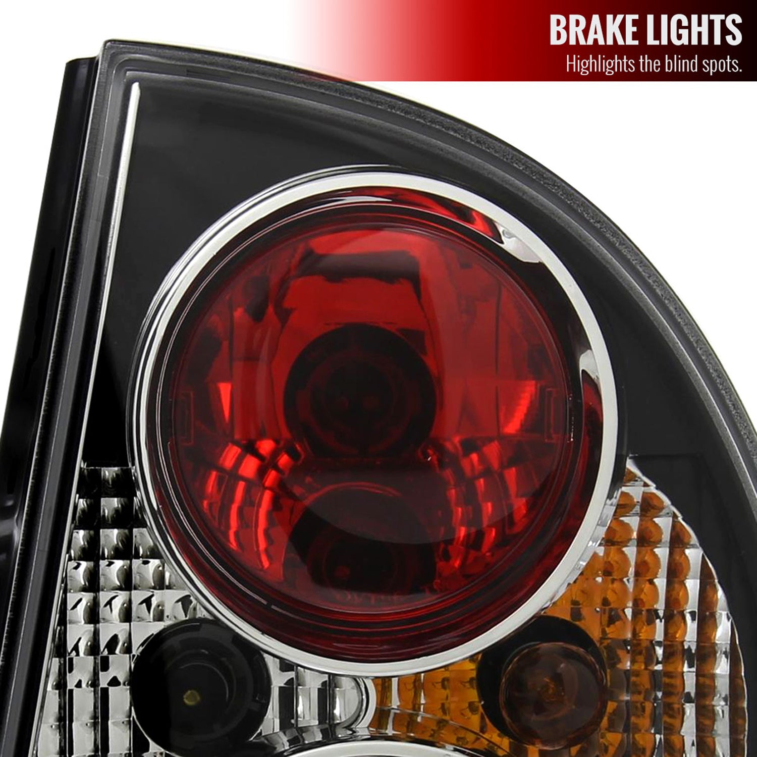 2001-2005 VW Passat Sedan Tail Lights Matte Black Housing/Clear Lens