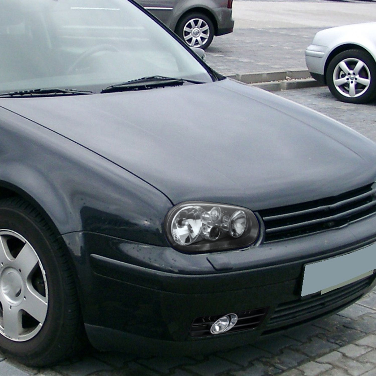 1999-2004 VW Golf Mk4 GTI/TDI H3 Fog Lights Kit Chrome/Clear Lens