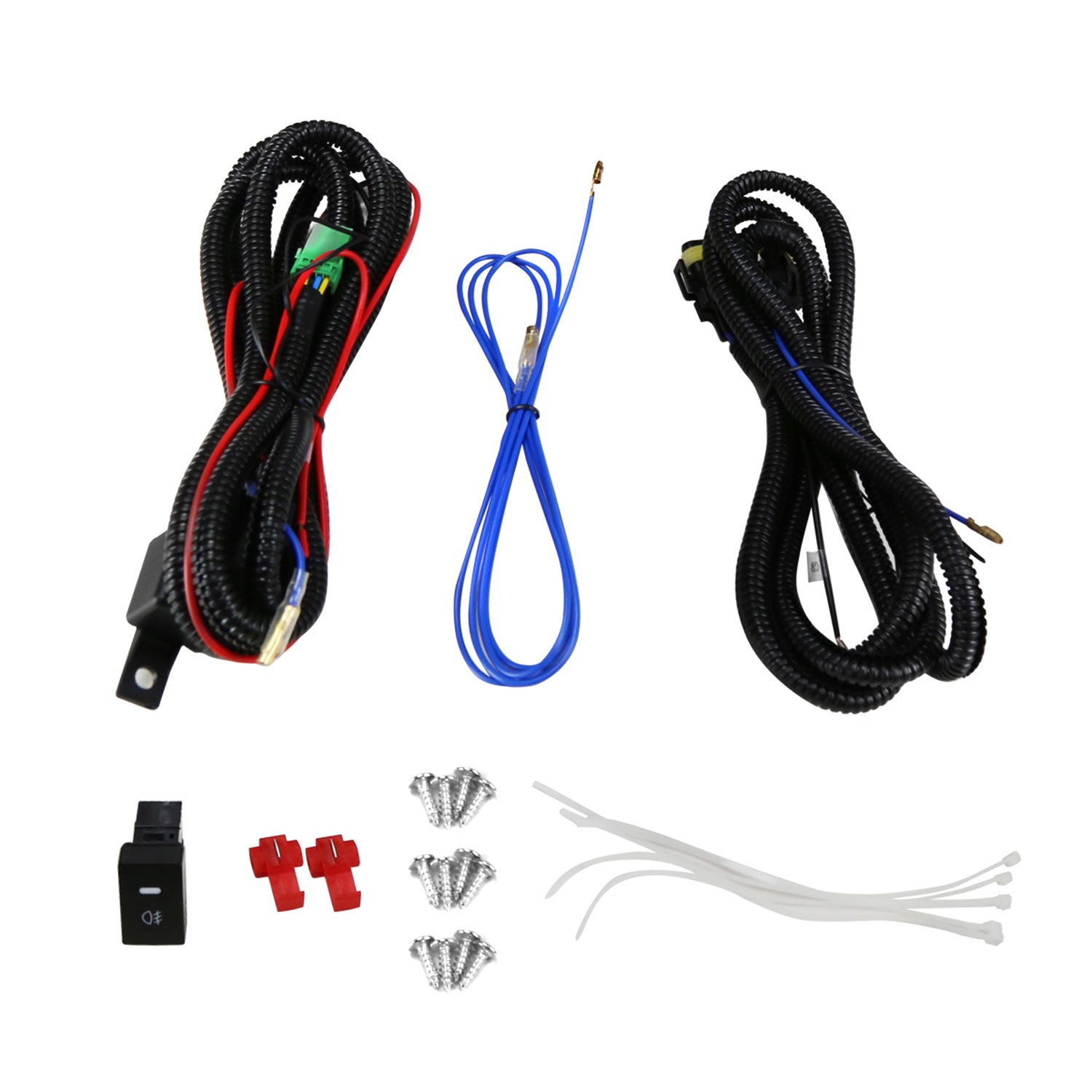 2017-2018 Honda CR-V 12V/35W H8 Fog Lights Kit Chrome Housing/Clear Lens