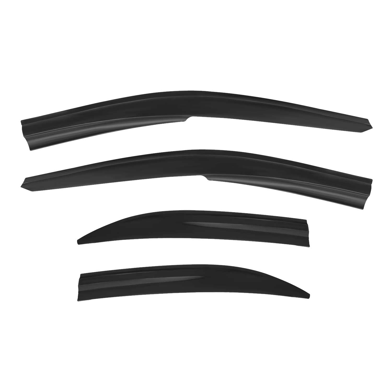 2012-2015 Toyota Camry Window Visor Vent Rain Deflector 4Pcs Smoke