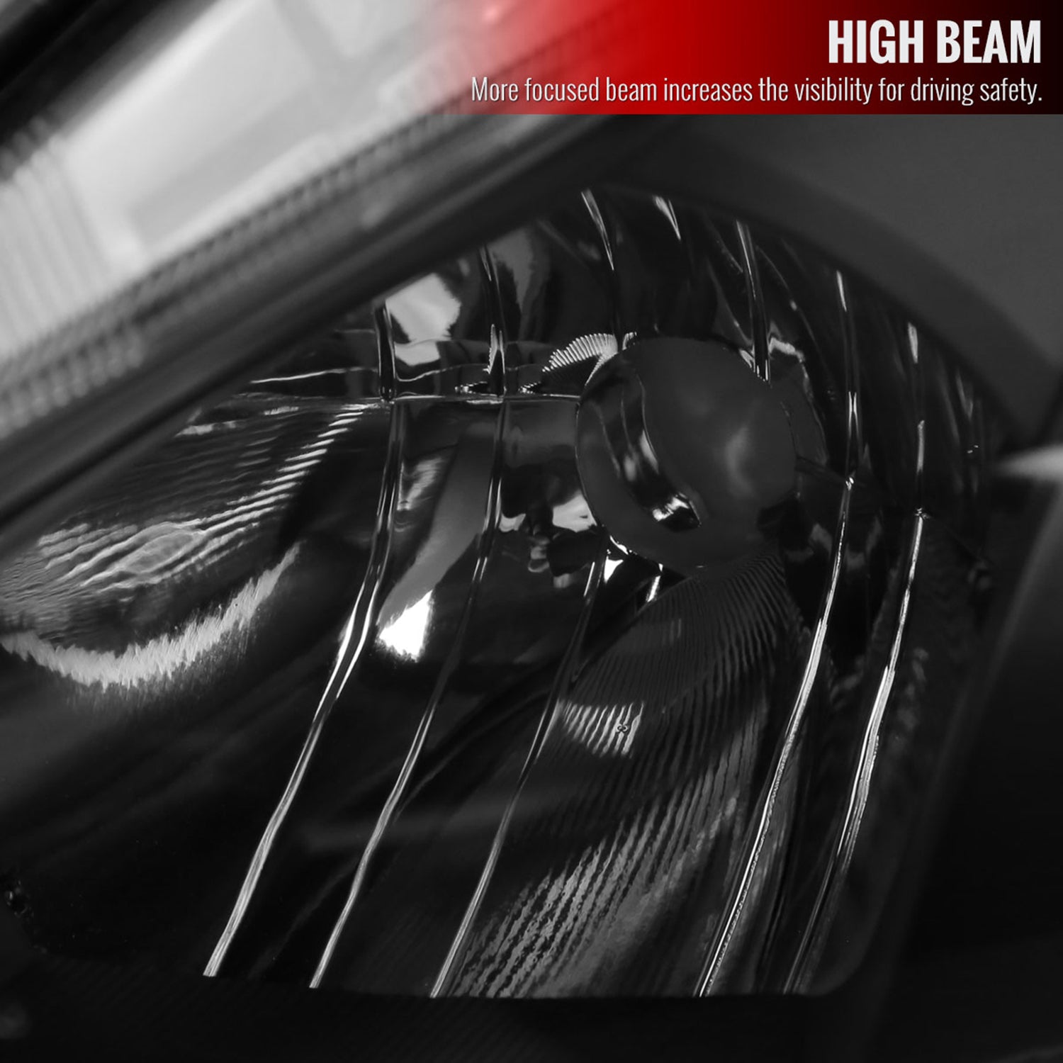 2013-2015 Nissan Altima Sedan Projector Headlights Amber Reflectors Matt Black