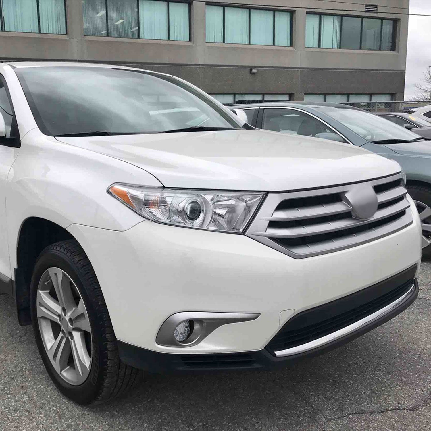 2011-2013 Toyota Highlander 6-LED Fog Lights Kit Chrome Housing/Clear Lens