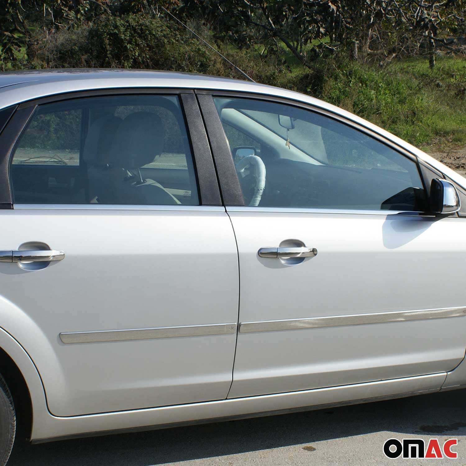 2000-2004 Ford Focus Window Molding Trim Streamer Stainless Steel Silver 4x