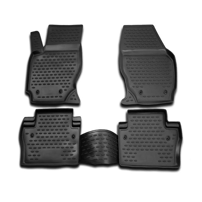 2007-2016 Volvo S80 Floor Mats Liners Full Set All Weather Black