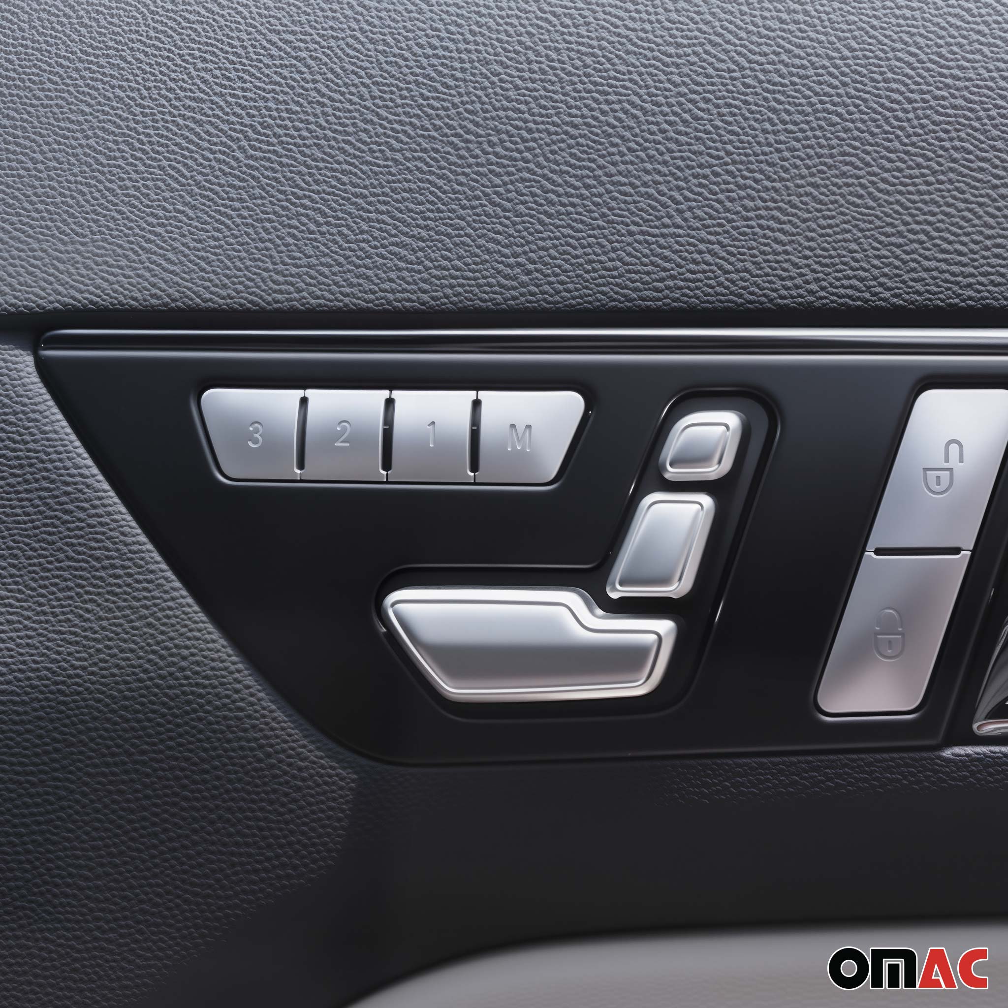 Mercedes GLA CLA GLE GLS A B C E Seat Adjustment Button Frame Class Chrome