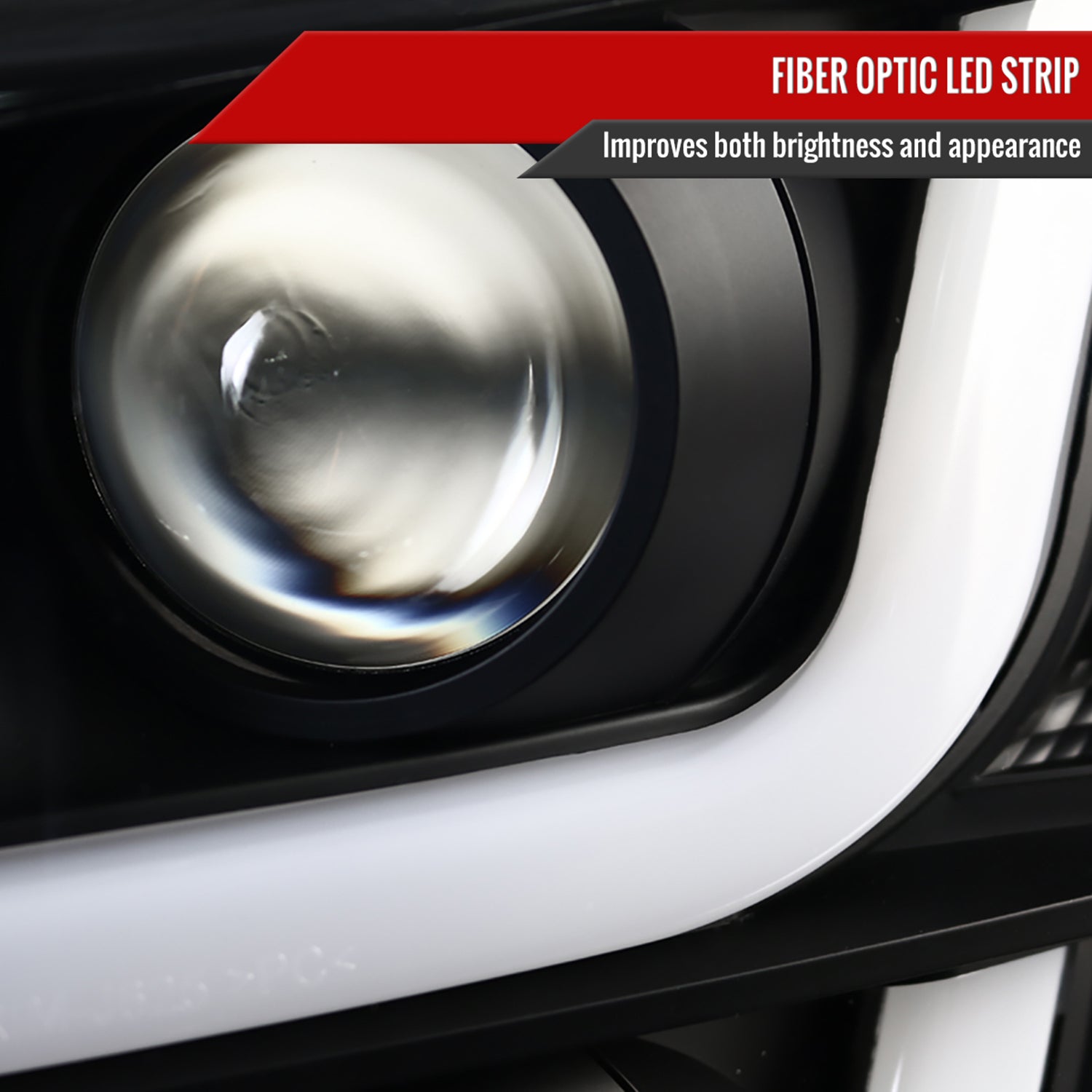 2015-2020 GMC Yukon/Yukon XL LED U-Bar Headlights LED Signal Lights Black