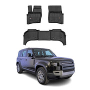 2020-2025 Land Rover Defender Premium Floor Mats Liners Full Set All Weather Heavy Duty