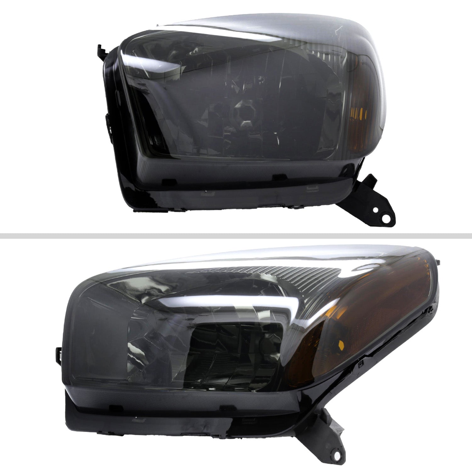 2001-2003 Toyota RAV4 Factory Style Headlights Chrome Housing/Smoke Lens