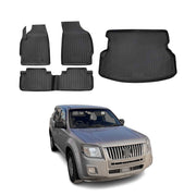 2008-2011 Mercury Mariner Floor Mats & Cargo Liner Full Set All Weather Black
