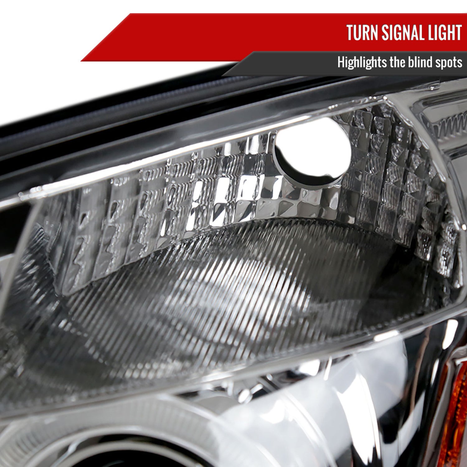 2005-2010 Chevy Cobalt Pontiac /Pursuit Dual Halo Projector Headlights Chrome