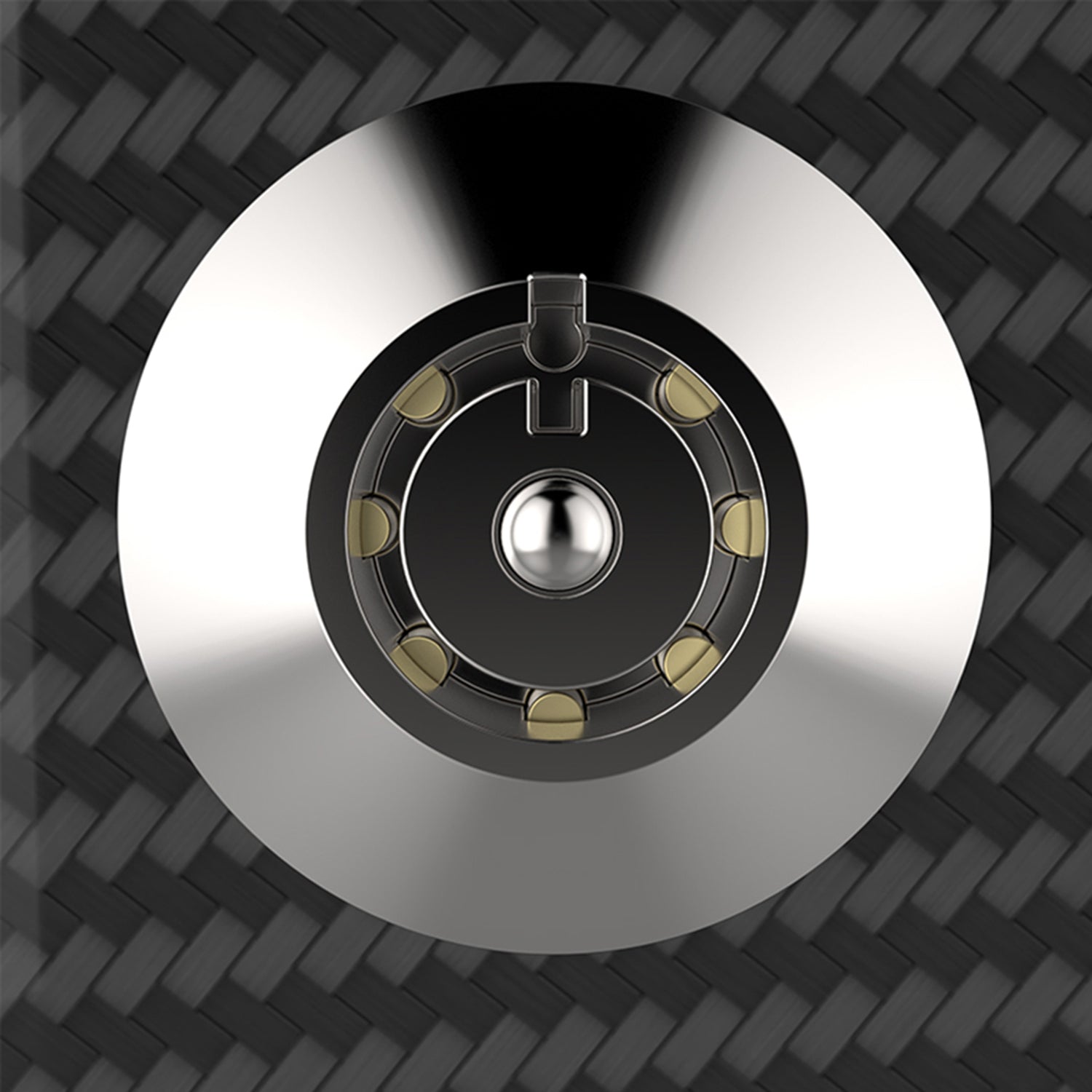 Universal Racing Style 2.5" Carbon Fiber Hood Lock Latch Pins w/ Keys