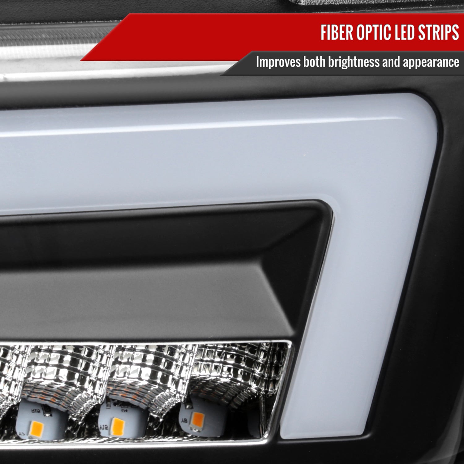 2004-2012 Chevy Colorado/ Canyon/ISUZU I-Series Factory Headlights LED Black