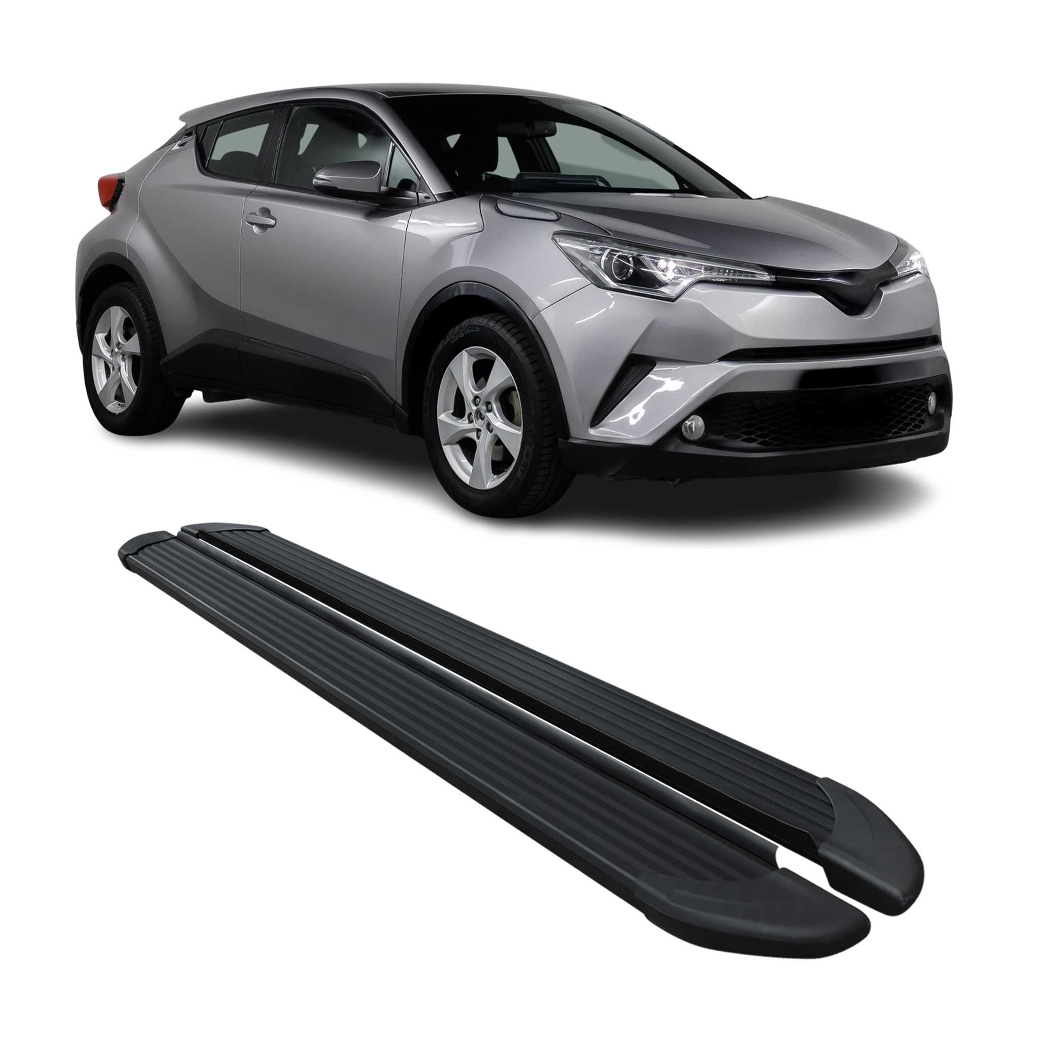 2018-2022 Toyota C-HR Running Boards Side Steps Black
