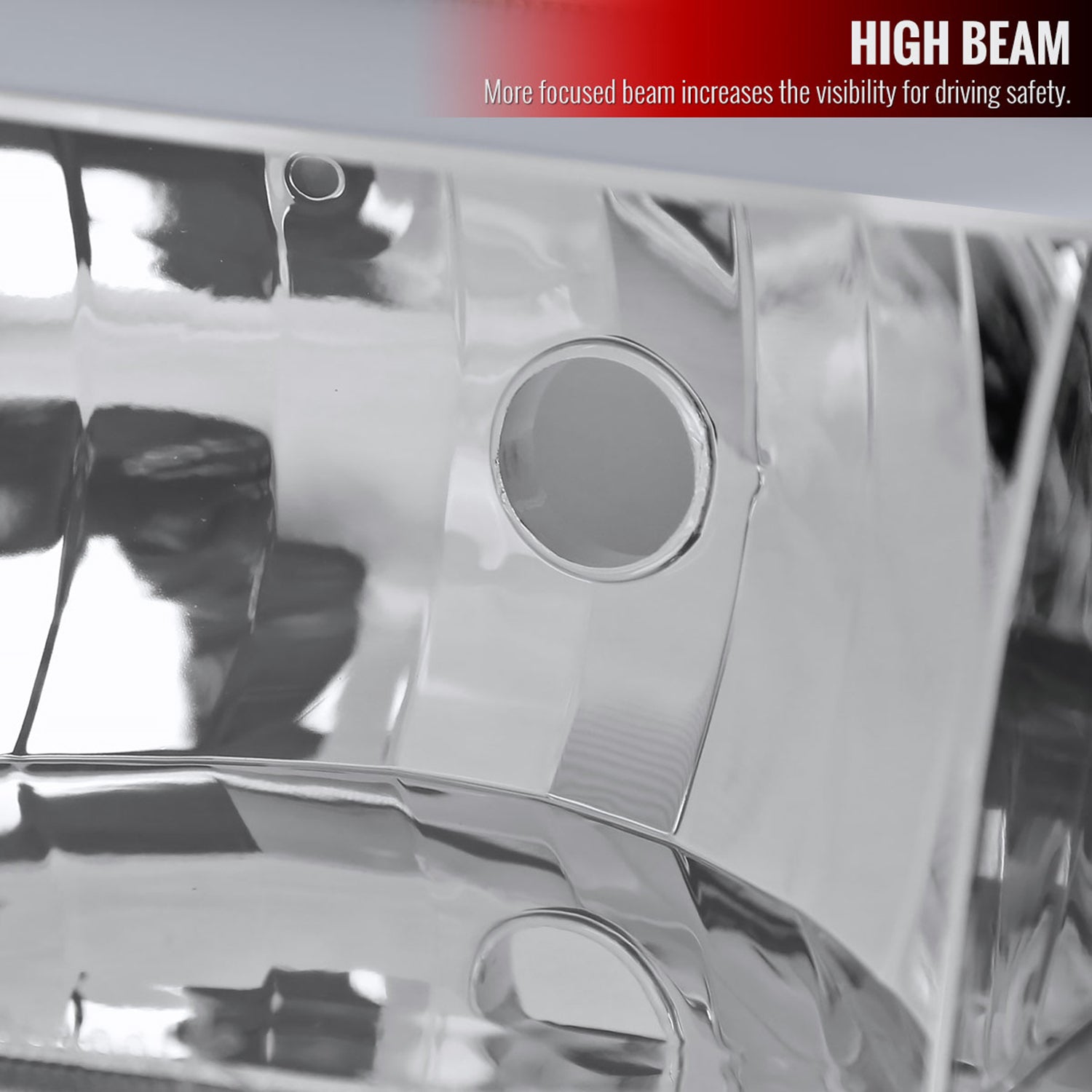 1999-2002 Chevy Silverado 1500 2500 /Tahoe Suburban LED Headlights Chrome