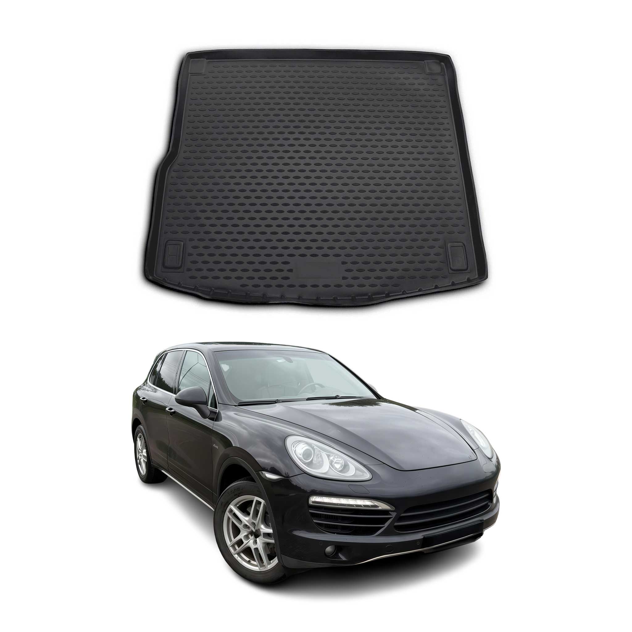2011-2018 Porsche Cayenne Cargo Liner Trunk Mat All Weather Black