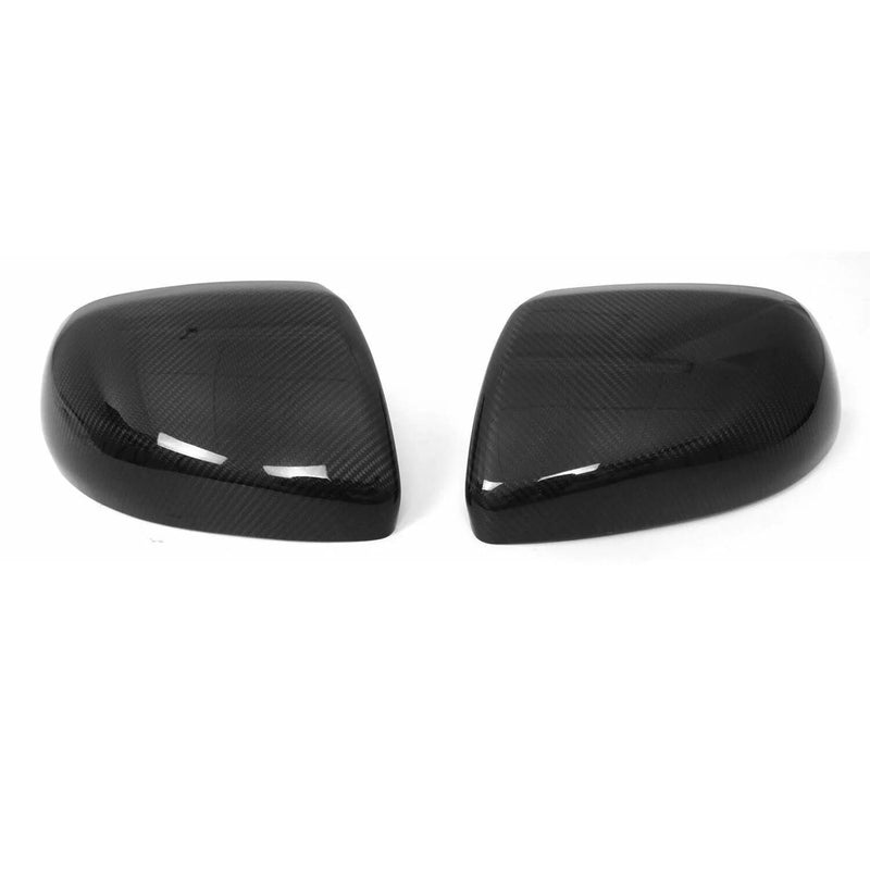 2016-2024 Mercedes Metris Side Mirror Cover Caps Carbon Fiber Black 2Pcs