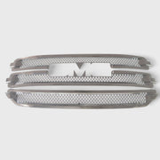 2016-2018 GMC Sierra 1500 Grille Overlay Chrome 3Pcs ABS Plastic