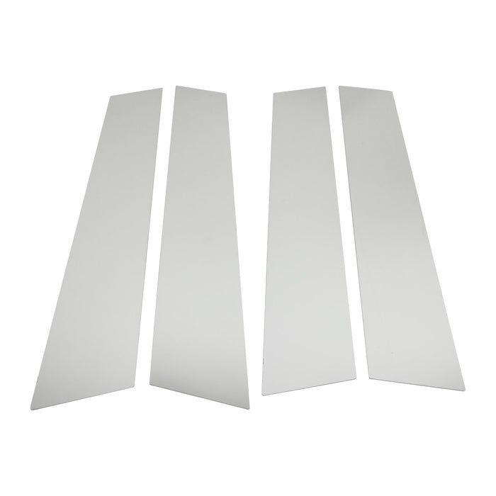 Window B Pillar Posts Door Trim Cover for Dodge Neon 2016-2020 Steel Silver 4x