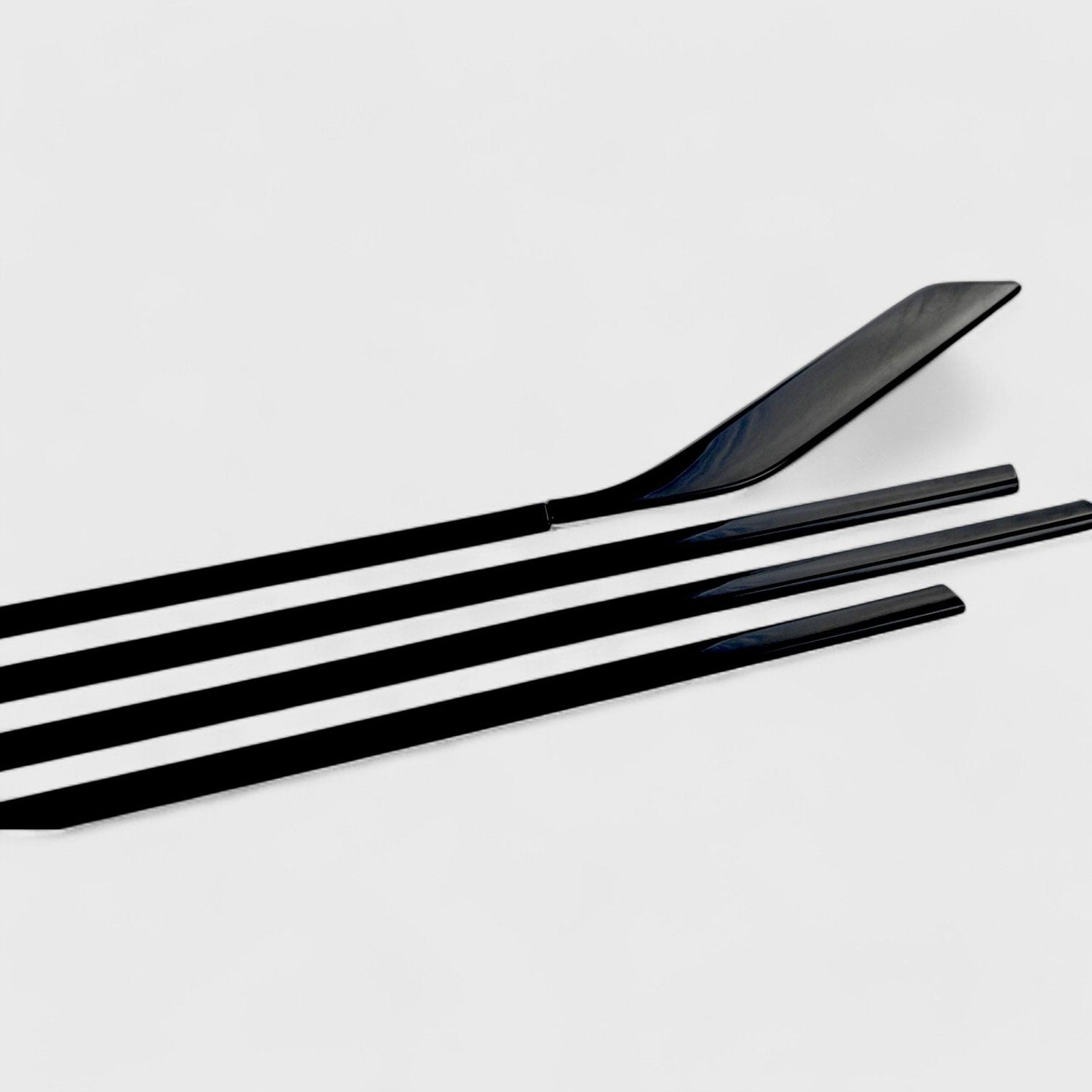 2019-2025 Nissan Altima Window Trim Set Gloss Black 6Pcs ABS Plastic