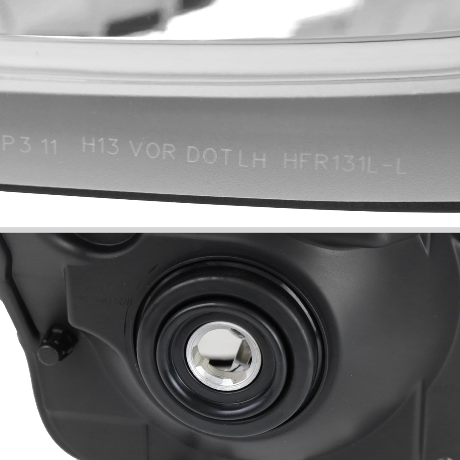 2011-2016 Ford F-250/350/450/550 Super Duty Factory Headlights Amber / Chrome