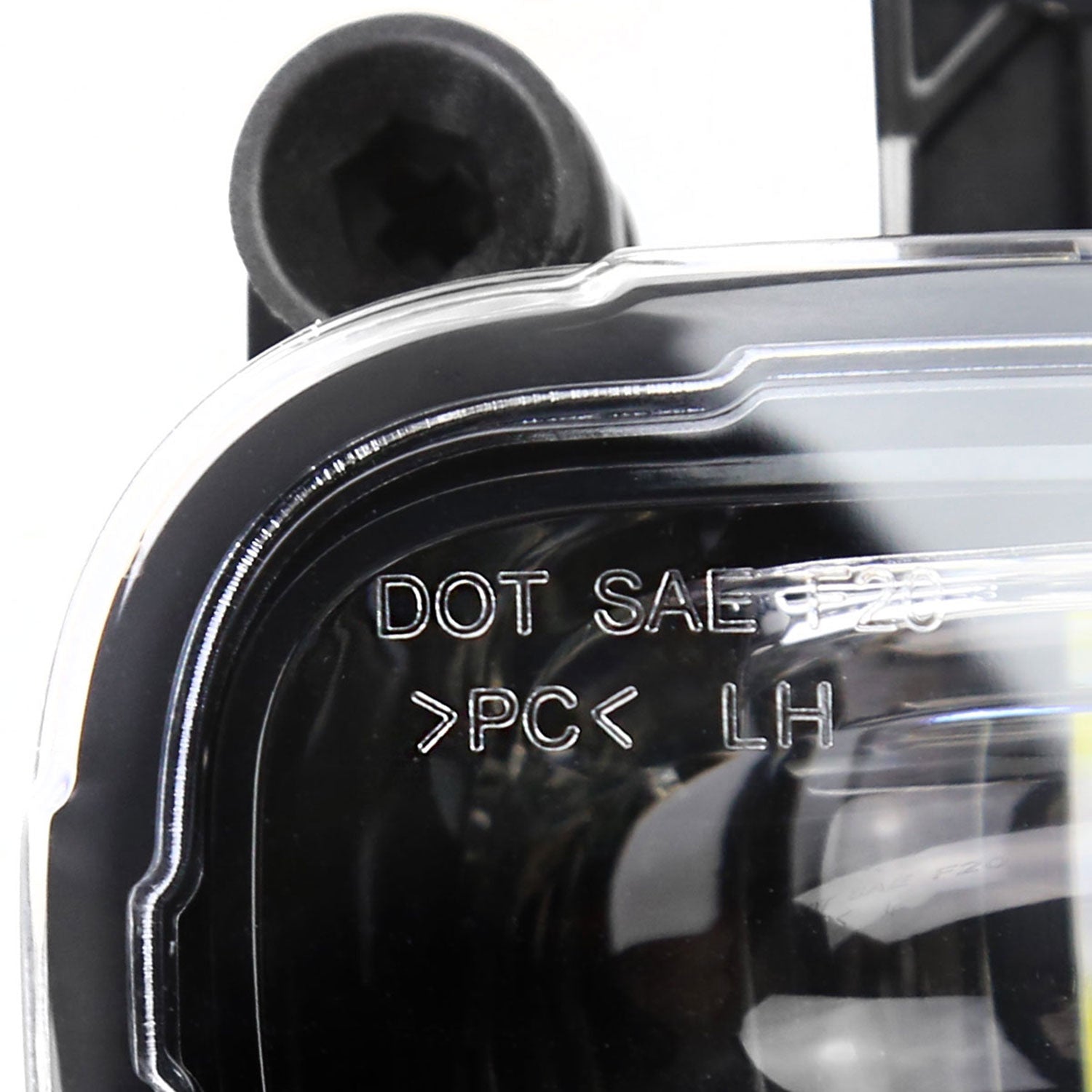 2021-2022 Nissan Kicks LED Fog Lights Kit Glossy Black Housing/Clear Lens