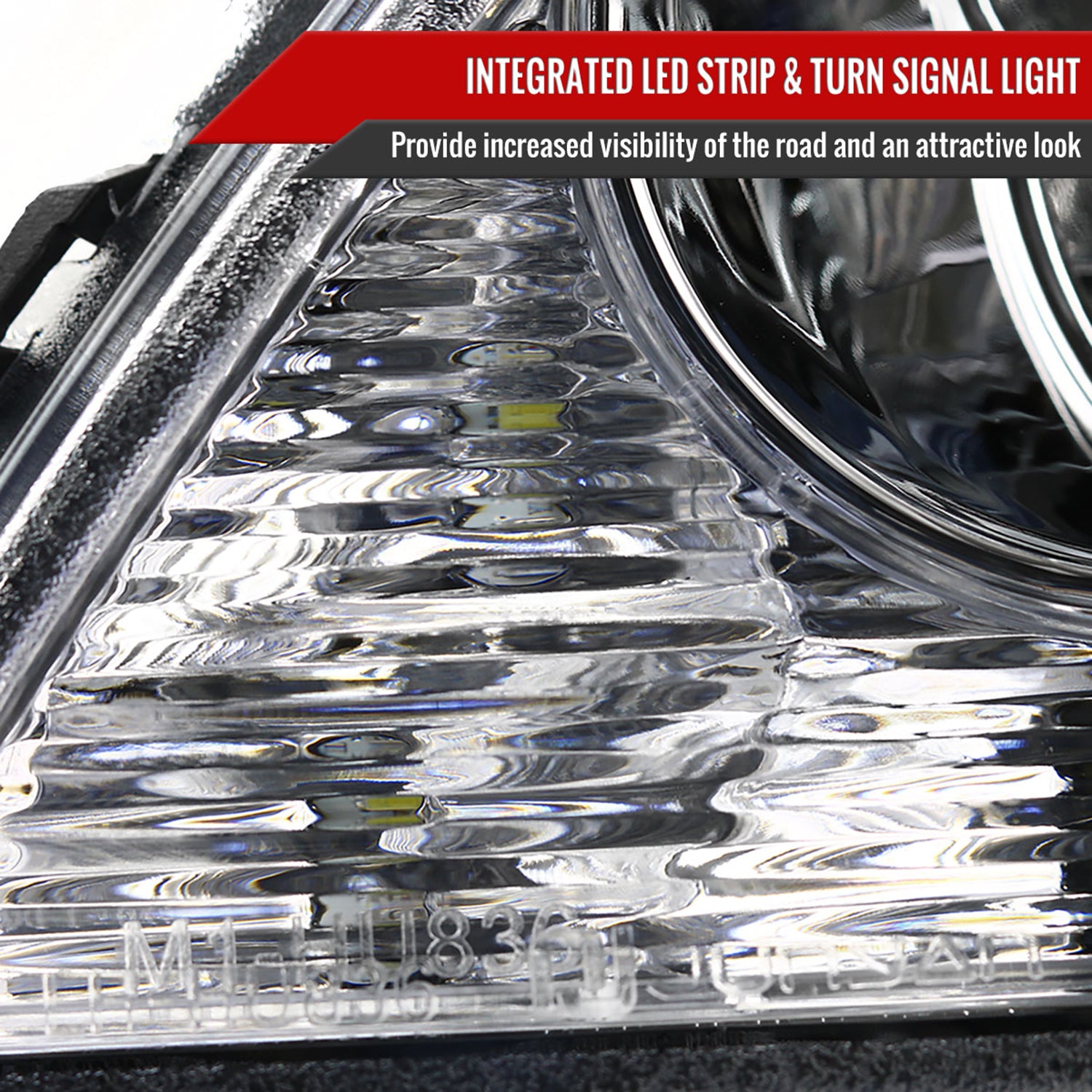 2001-2005 Lexus IS300 Projector Headlights LED Light&LED Signal Lights Chrome