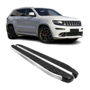 2011-2021 Jeep Grand Cherokee Nerf Bar Side Step Running Boards Alu 2x
