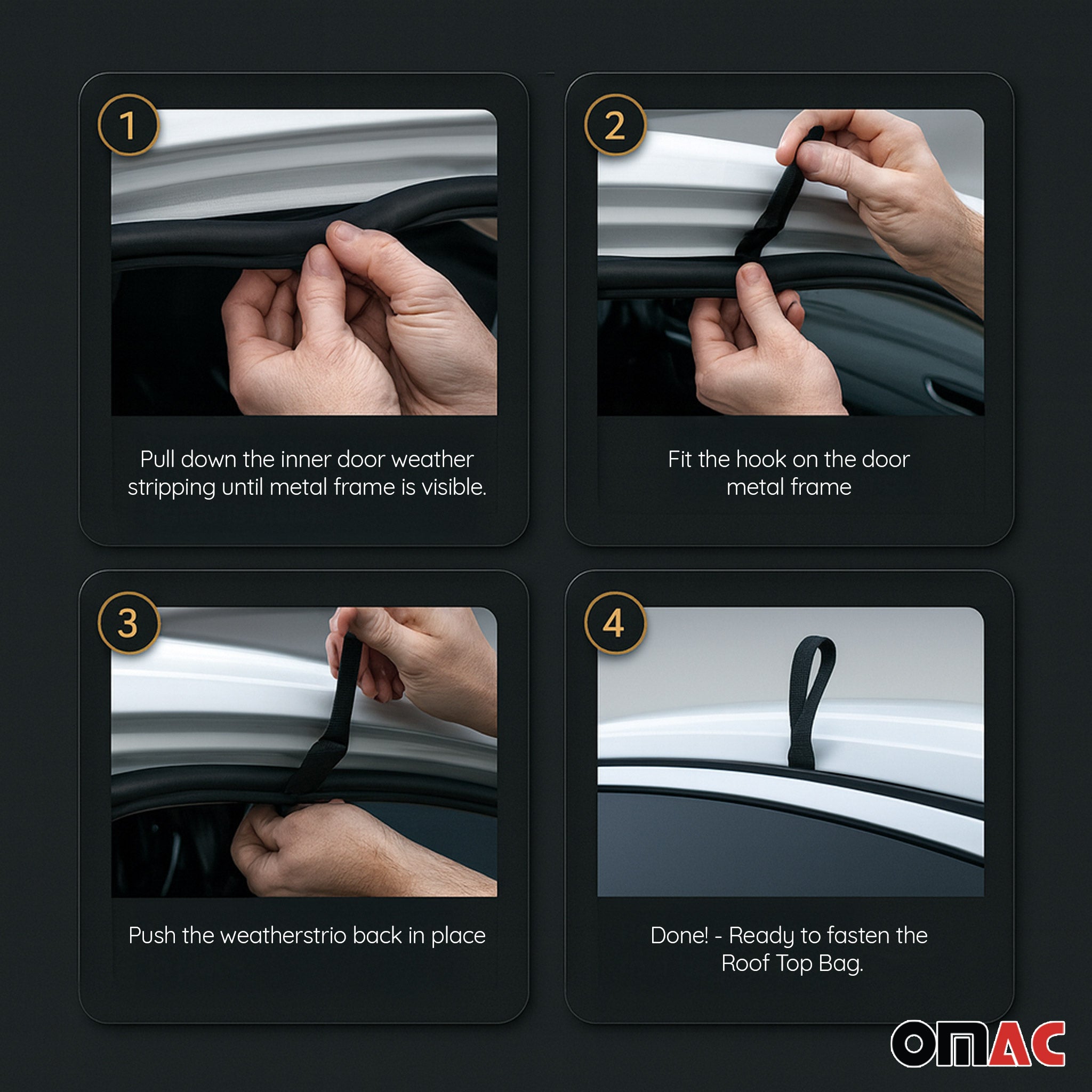 Roof Cargo Bag 17.6 Cubic Feet Black