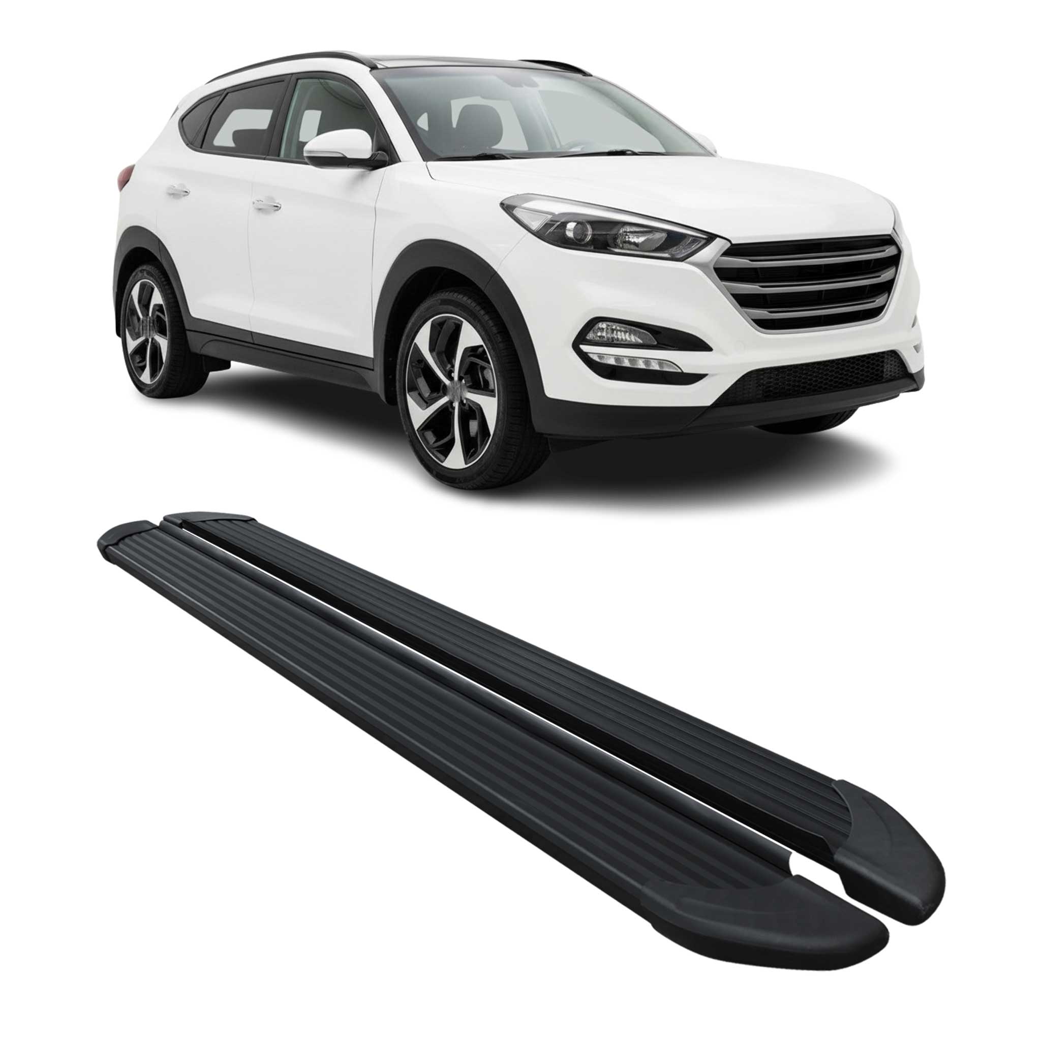 2015-2020 Hyundai Tucson Nerf Bar Side Step Running Boards Alu 2x